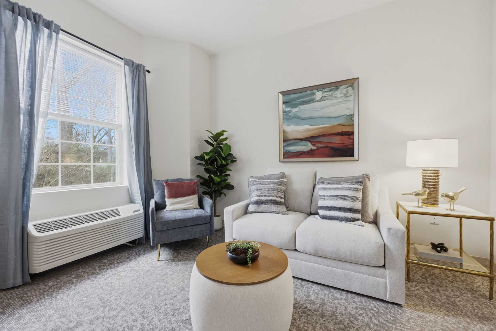Dresher Estates Model Living Room